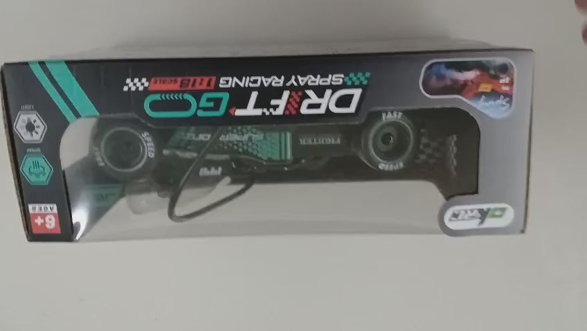 Carrinho de Controle Remoto F1 "The Beast" – Com Efeito Spray de Fumaça