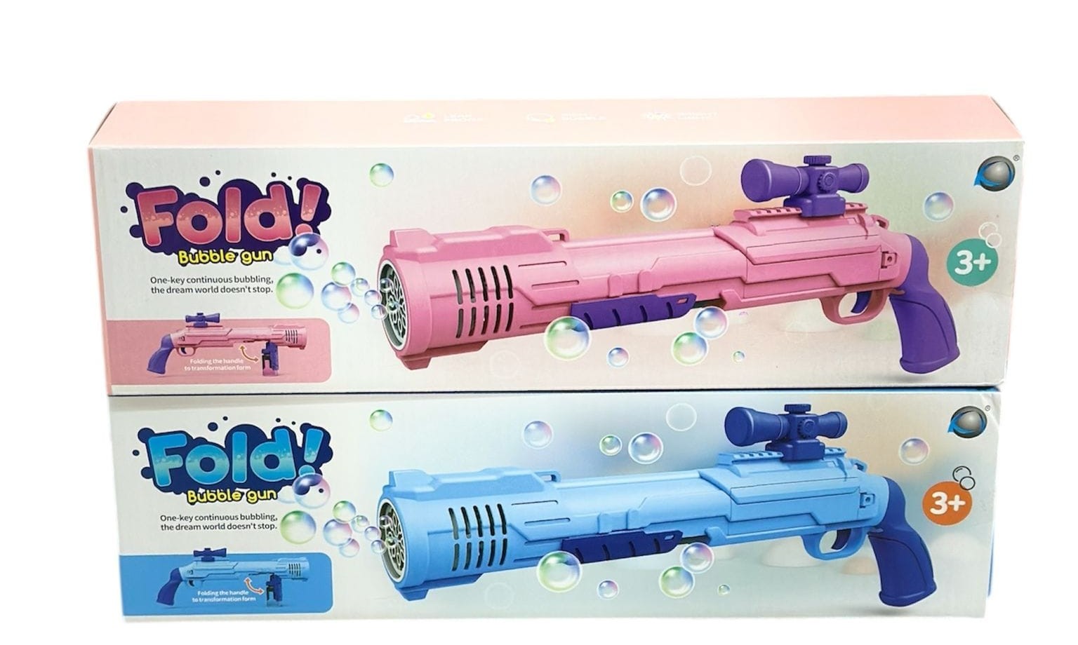 Lançador de Bolhas Fold! Bubble Gun – Diversão Mágica e Ativa para Crianças