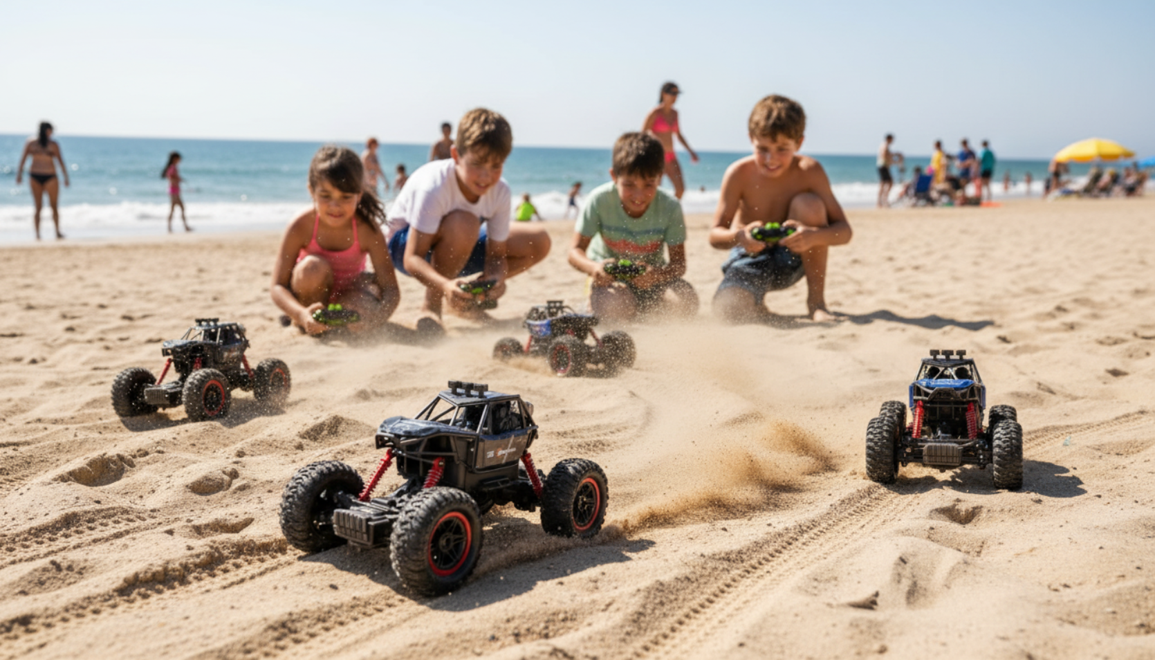 Monster Truck Off-Road 4x4 – Com Efeito de Fumaça Real, Luzes e Bateria Recarregável: O Rei das Trilhas!