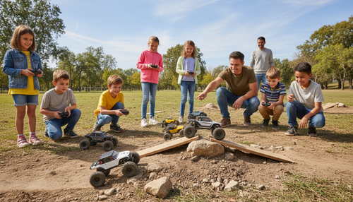 Carrinho de Controle Remoto Rock Crawler 4x4 - Off-Road de Alta Performance (Escala 1:16)