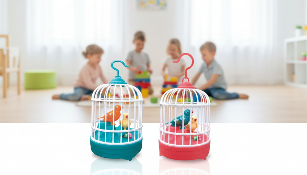 Gaiolinha Musical com Passarinhos – Brinquedo Interativo Infantil