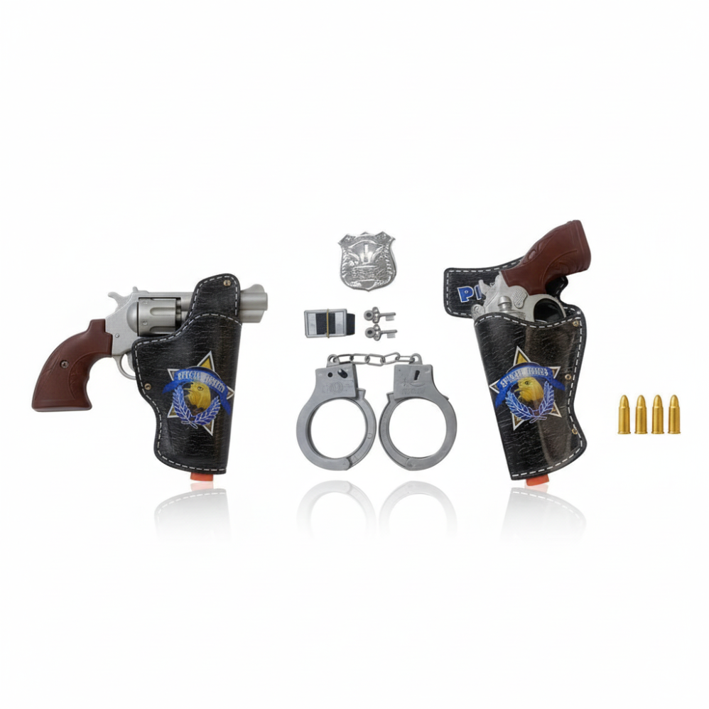 Transforme seu pequeno em um verdadeiro herói com o Kit Policial de Elite!