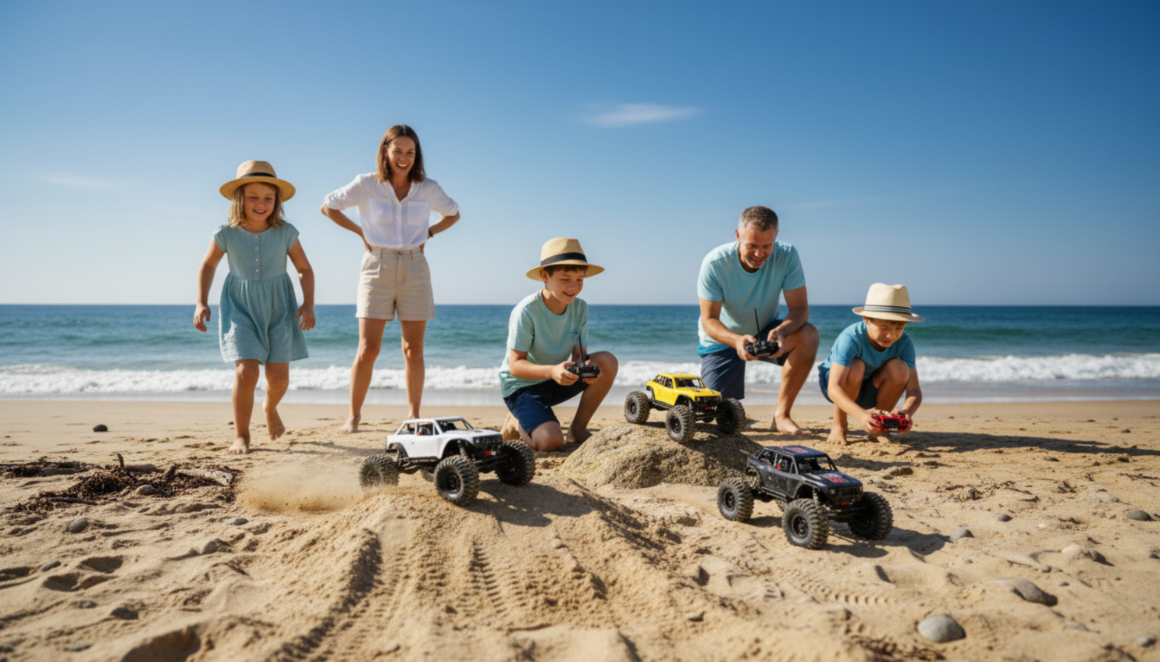 Carrinho de Controle Remoto Rock Crawler 4x4 - Off-Road de Alta Performance (Escala 1:16)