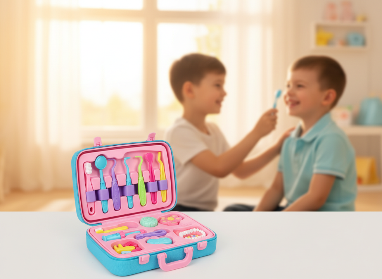 Transforme o medo de dentista em uma brincadeira inesquecível! 🦷✨