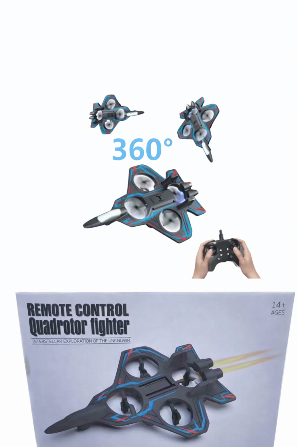 ✈️ Drone Avião Controle Remoto 360° – Diversão Radical no Ar!