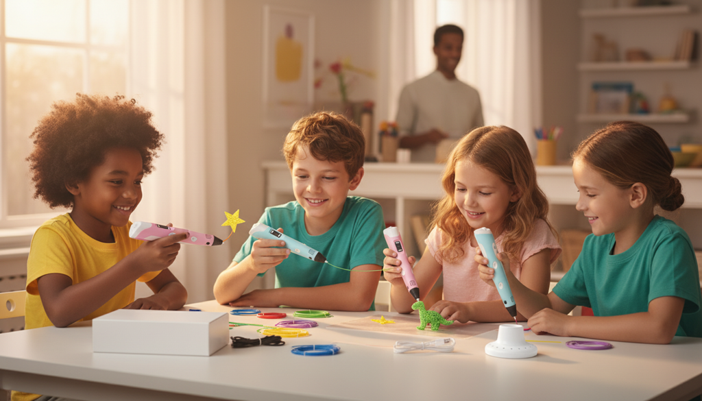 Caneta 3D Criativa - Transforme seus Desenhos em Realidade!