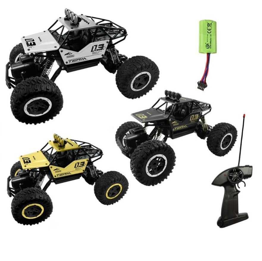 Carrinho de Controle Remoto Rock Crawler 4x4 - Off-Road de Alta Performance (Escala 1:16)