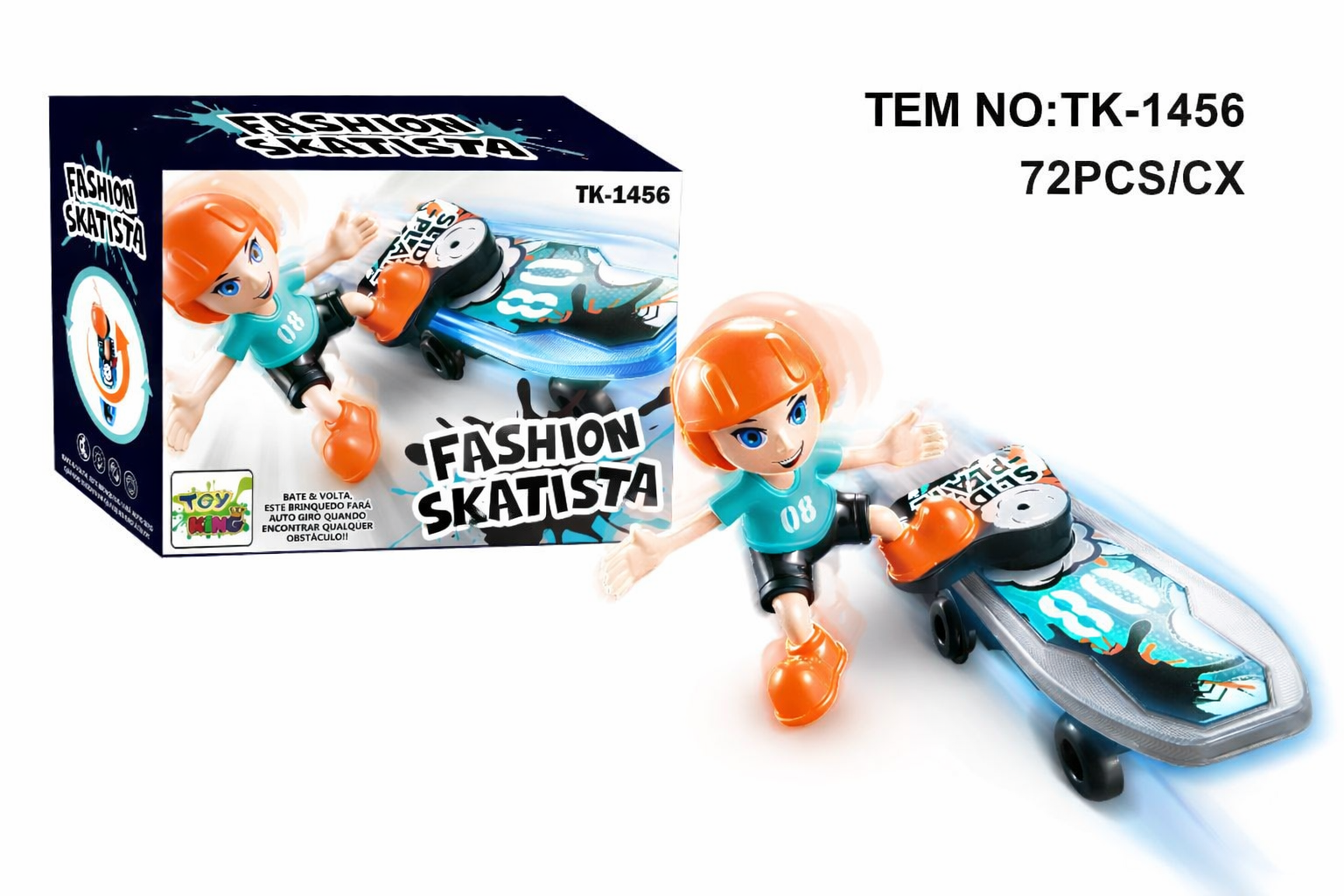 🛹 Fashion Skatista – Brinquedo Radical com Skate