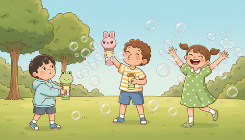 Bolha de Sabão Animal Kids – Diversão Mágica com Coelhinhos e Sapinhos! 🐰🐸✨