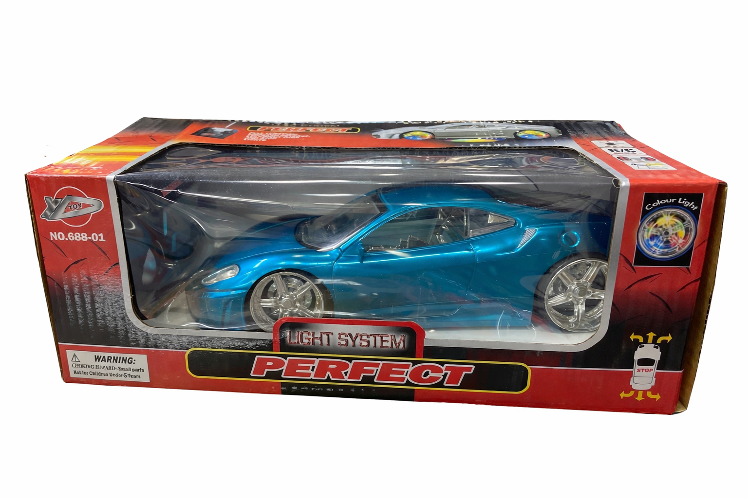 🚗 CARRO ESPORTIVO COM LUZES – ESTILO E VELOCIDADE! 🚗