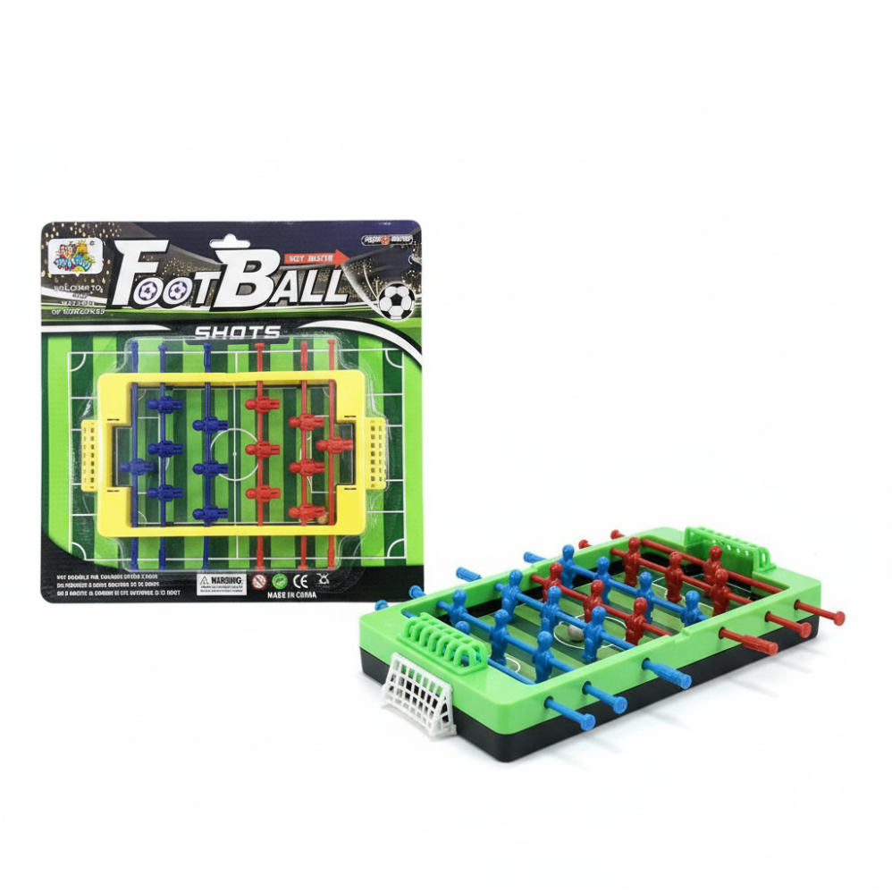 Mini Jogo de Pebolim Portátil – Diversão Garantida em Qualquer Lugar!