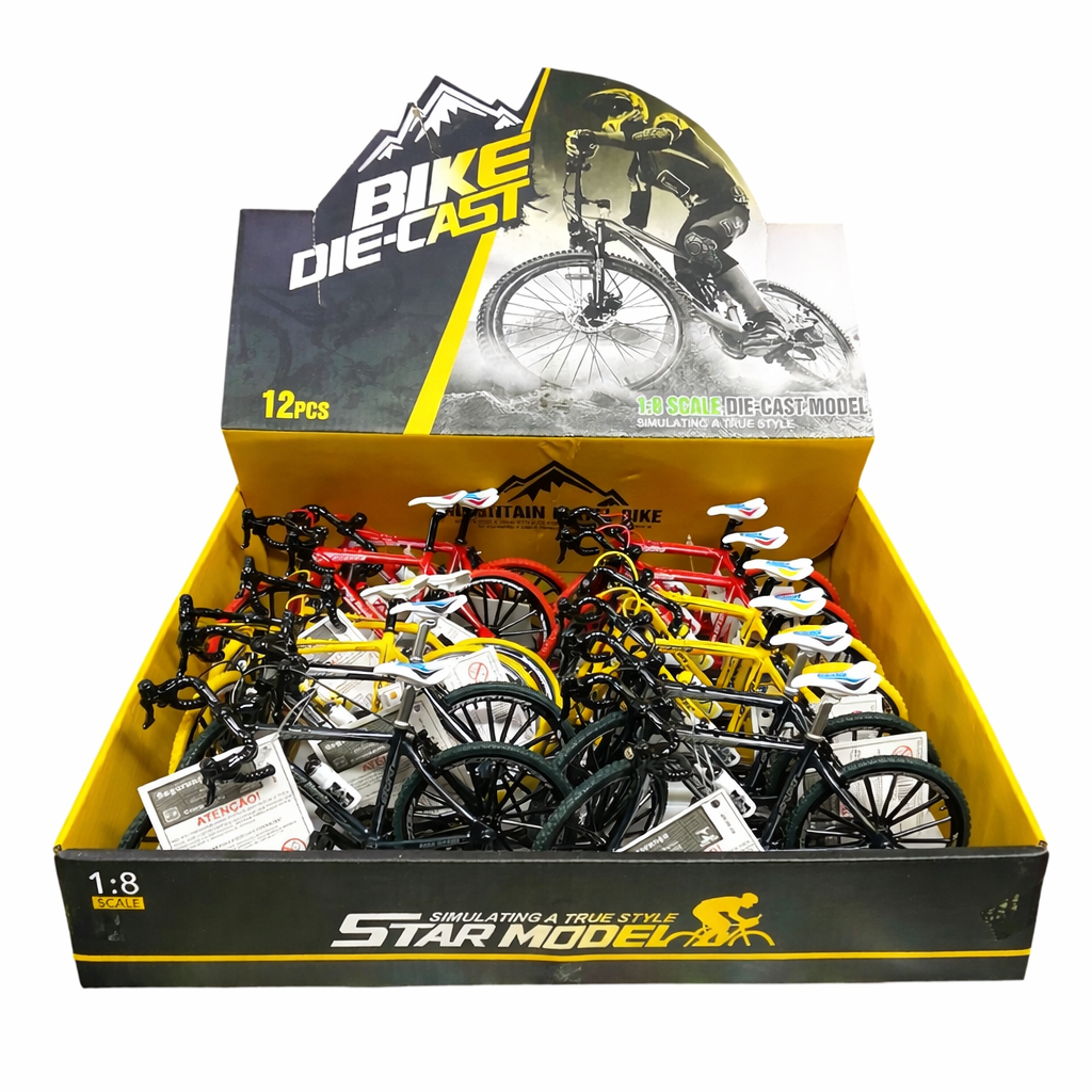 🔥 Mini Bicicletas Colecionáveis – Realismo e Estilo! 🚴‍♂️ A unidade 49,90R$