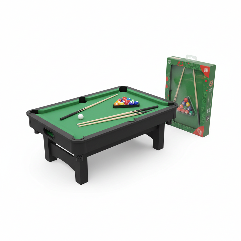 Mini Mesa de Sinuca Infantil – Kit Bilhar com Acessórios