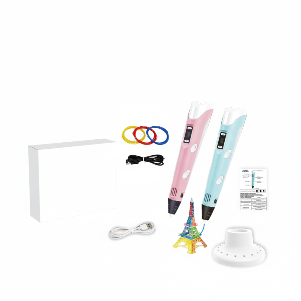 Caneta 3D Criativa - Transforme seus Desenhos em Realidade!