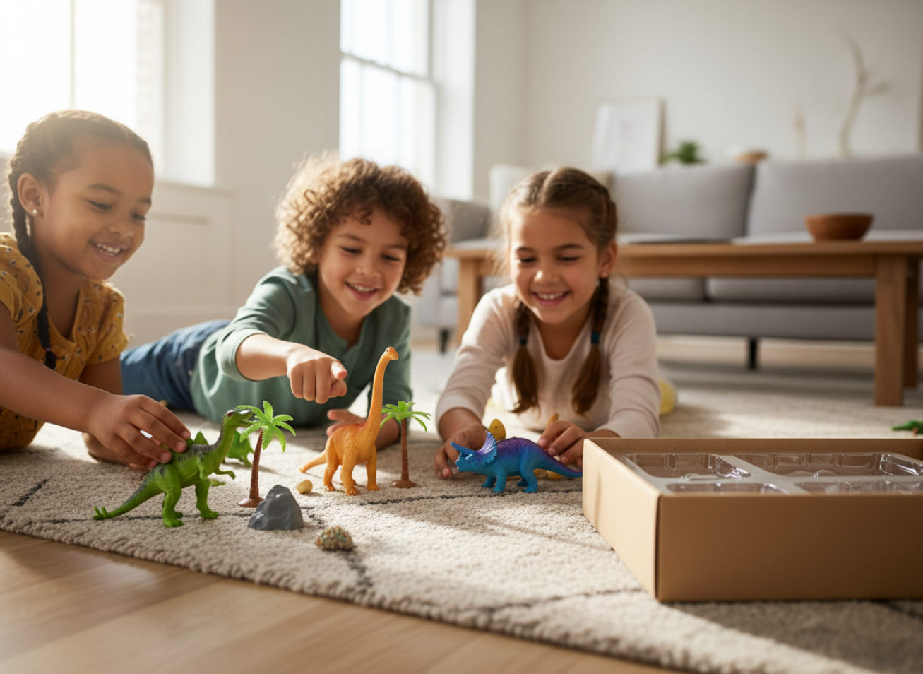 Kit Dinosaur World – Crie sua Própria Aventura Jurássica Fora das Telas!