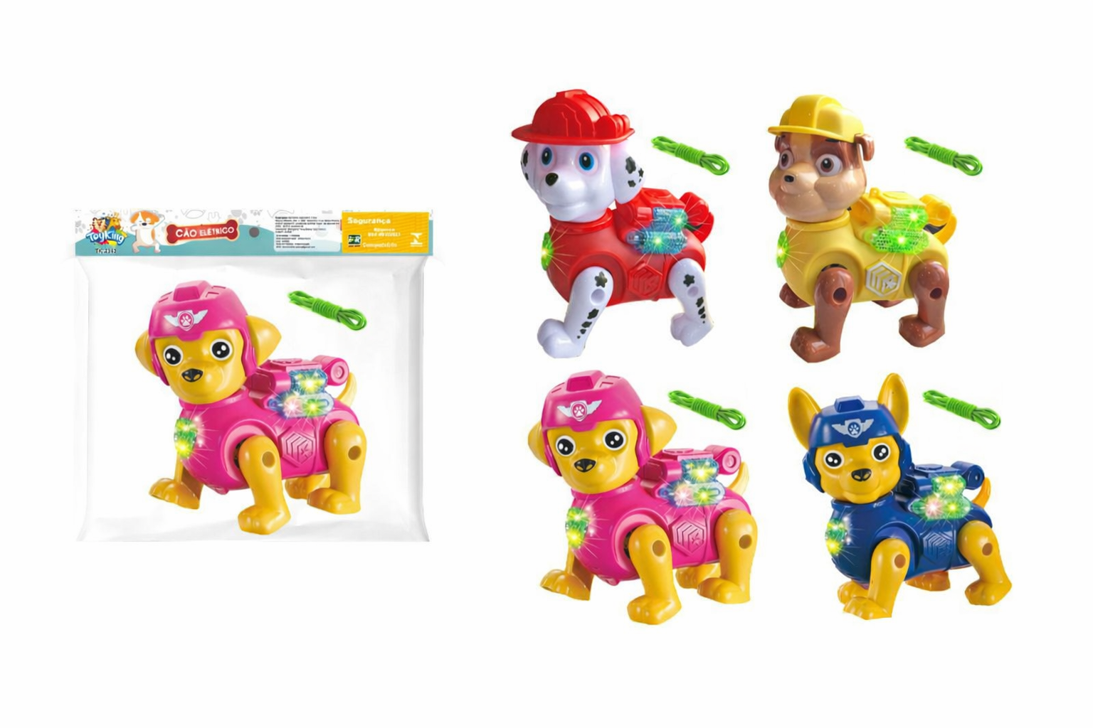 🐶 Cãozinho Elétrico com Luzes – Brinquedo Divertido para Crianças